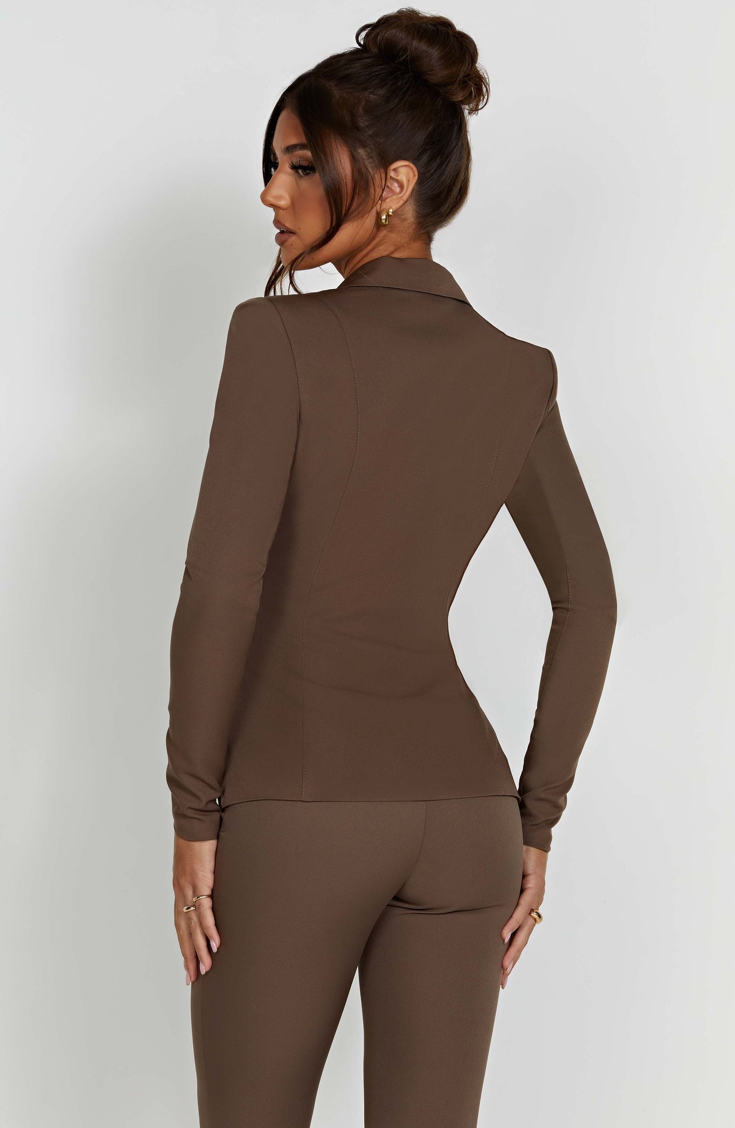 Genevieve™ | Mocha Tailored Fit Jacket